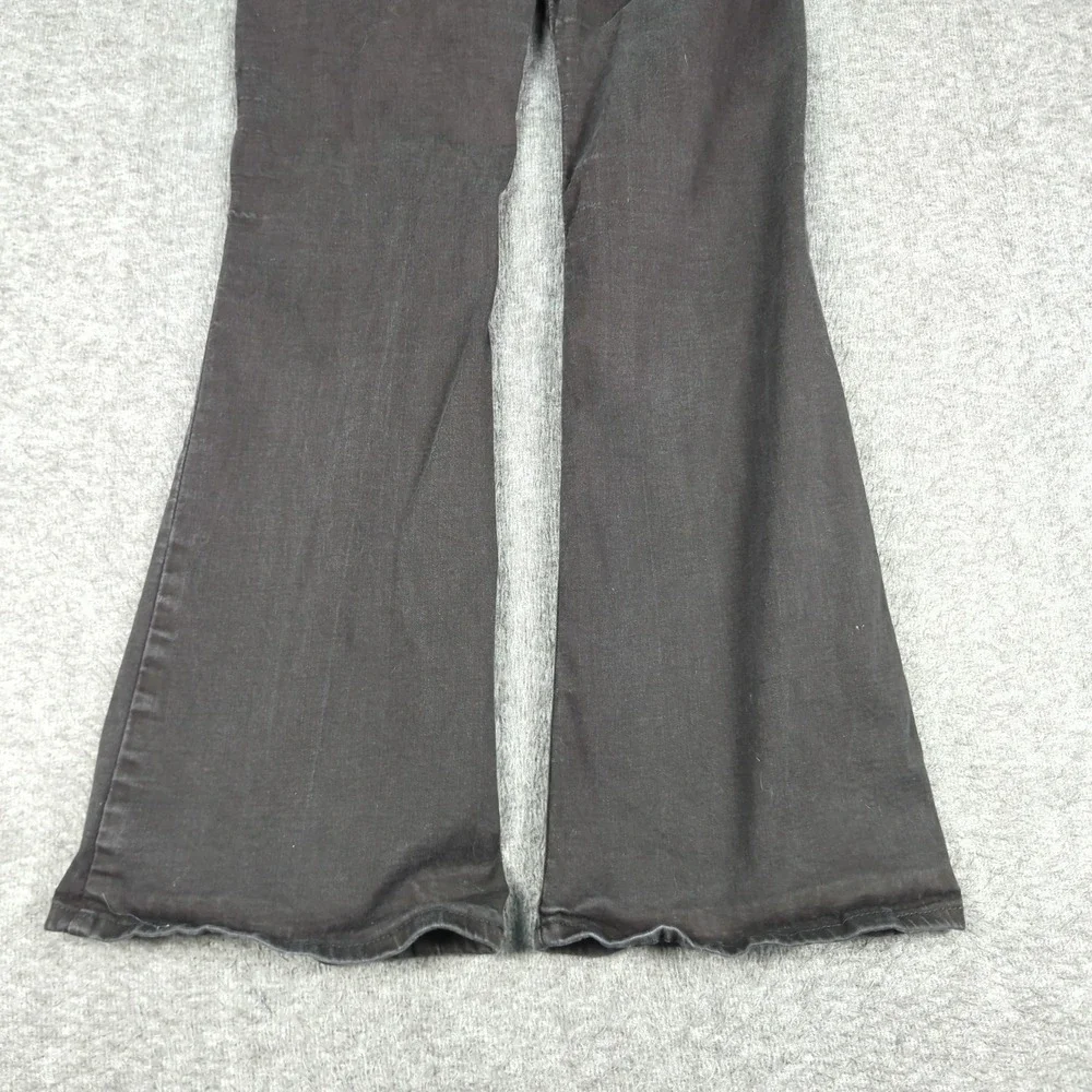 Levis Jeans Womens 29 Black 726‎ Flare Stretch Casual Hippie Boho